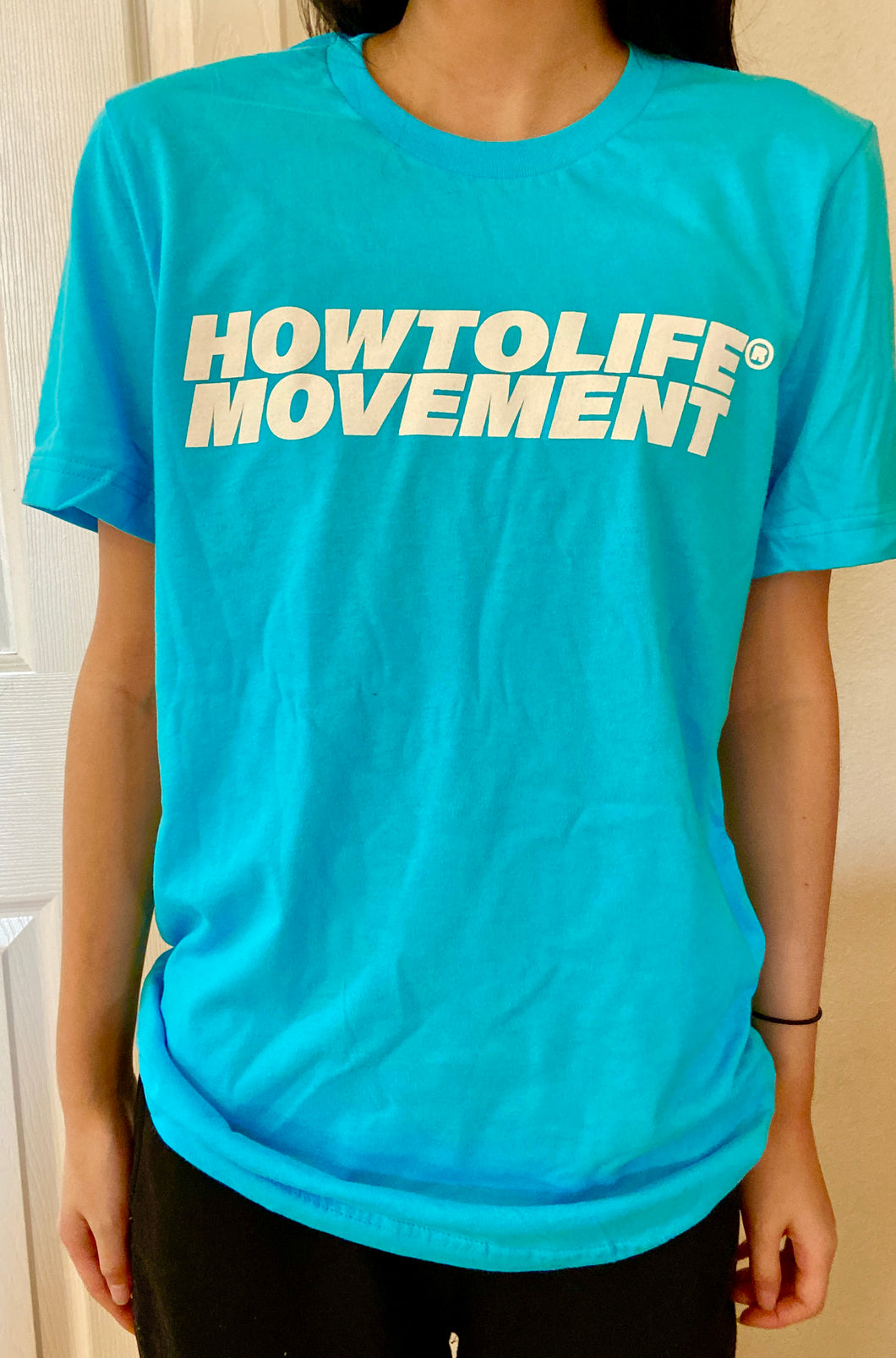 Short Sleeve T-Shirt, Blue, HowToLife Movement